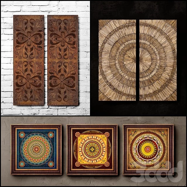 Wooden panels. Collection 35