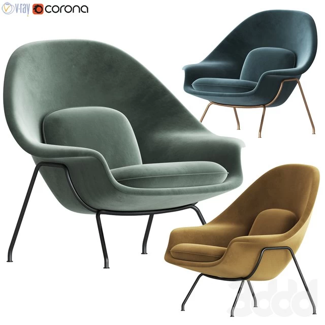 Knoll saarinen womb chair