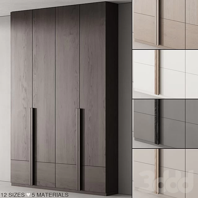 170 cabinet furniture 02 minimal wardrobe cupboard 01