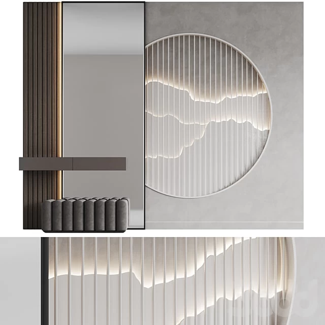 Composition in the entrance hall Mountains