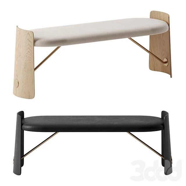 Biscotto bench by Dante