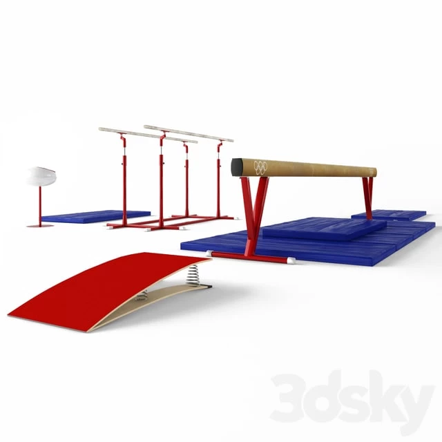 Beam gymnastic and parallel bars