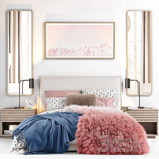 RH Sloane Upholstered Bed