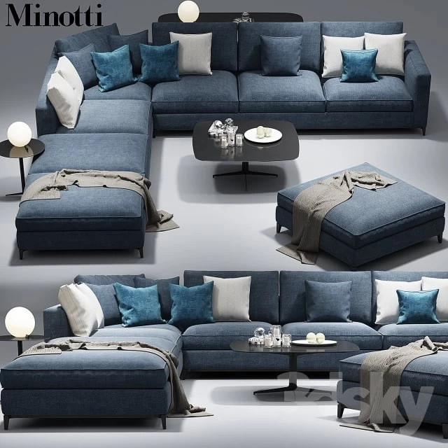 Minotti Andersen sofa _CLYFFORD_Modular sofa