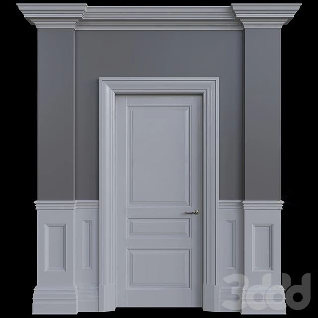 American style door