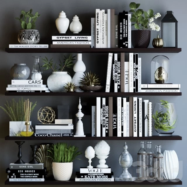 Black and white decor set 2