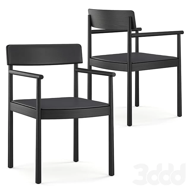 Normann Copenhagen Timb Armchair Black