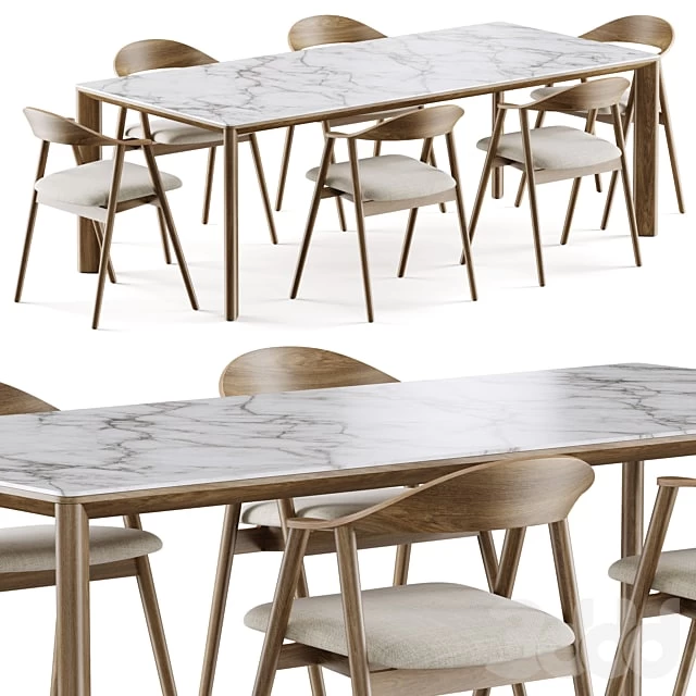 Dining set 4 by CoshLiving Kett