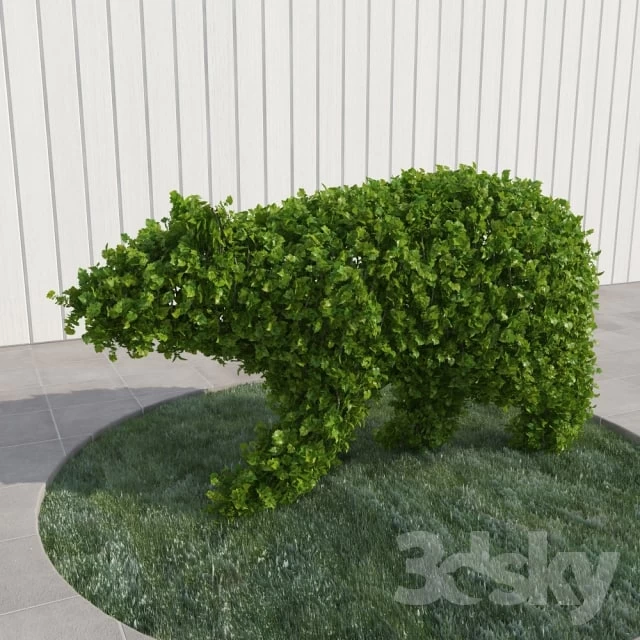 Bear - topiary