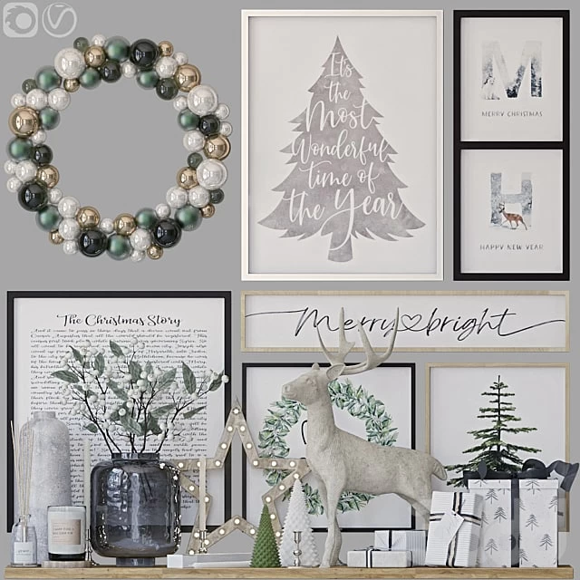 Decorative set with posters 4