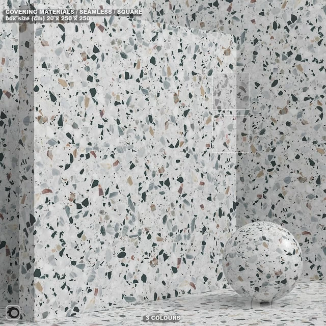 Material (seamless) - stone, terrazzo, quartzite set 143