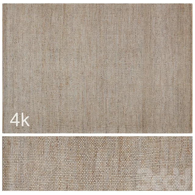 Carpet set 56 - Braided Jute / 4K