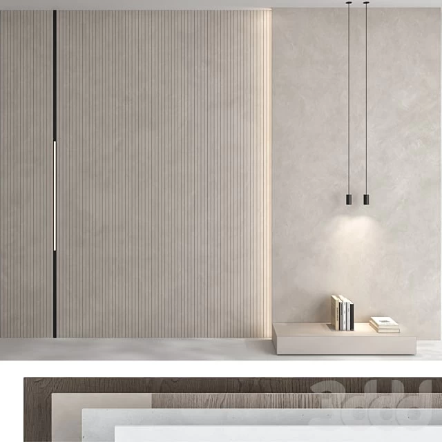 Decorative wall panel set.