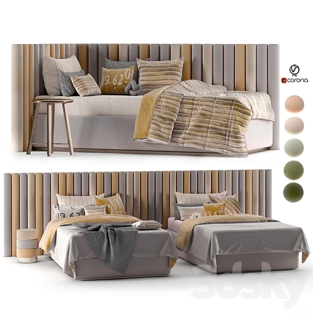 attached and day bed set30