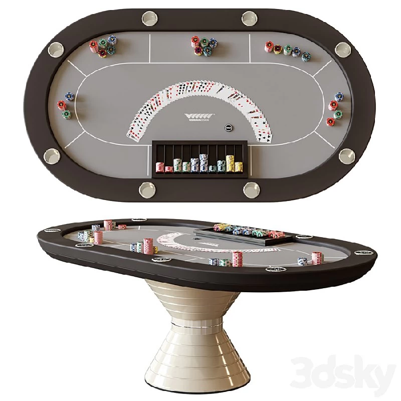 Vismara design poker table