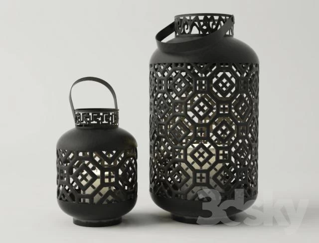 Black Metal Lanterns