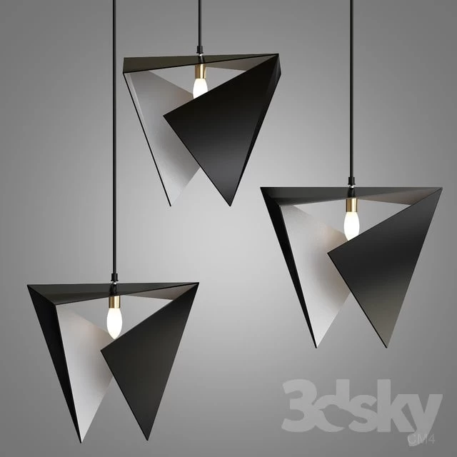 Origami light fixture