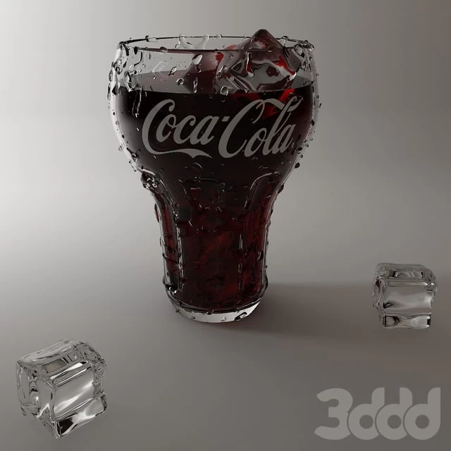 COCA COLA in glass