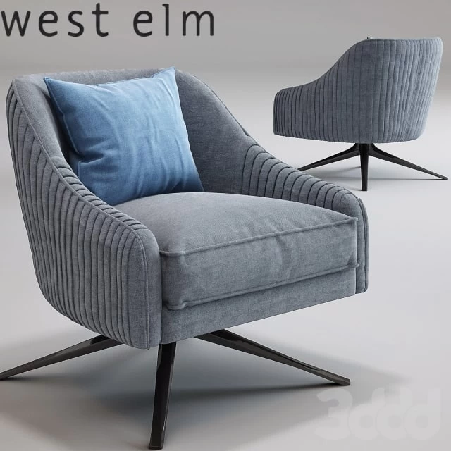 Roar Rabbit Swivel Chair_Imported_West Elm_Lichen