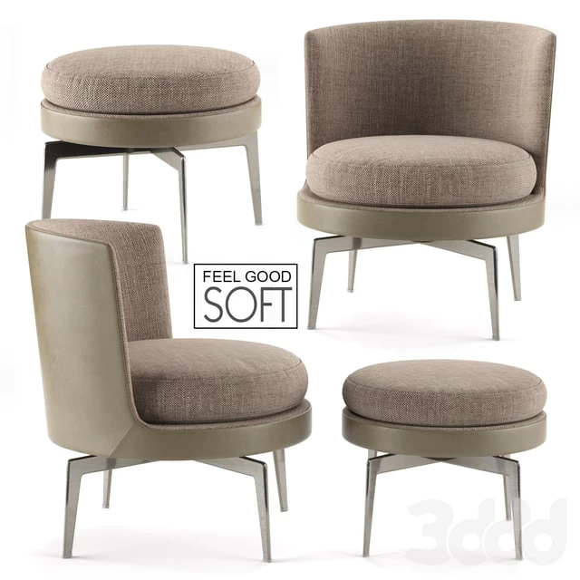 Flexform chair Feel Good Soft