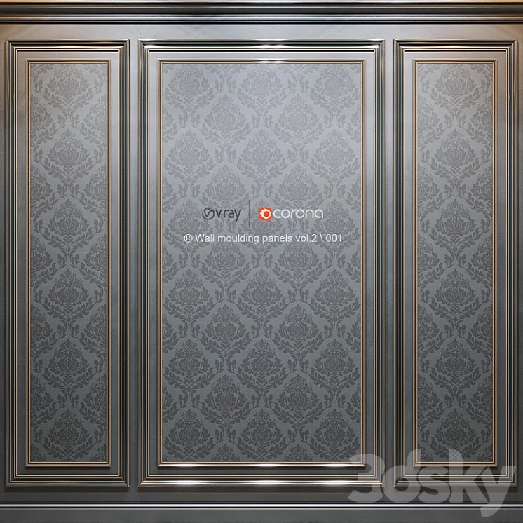 Wall molding panels vol. 2 \ 001