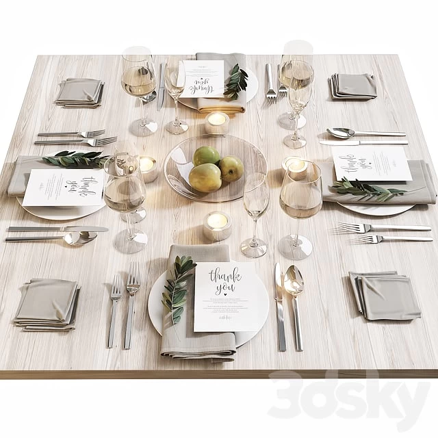 Table setting 16