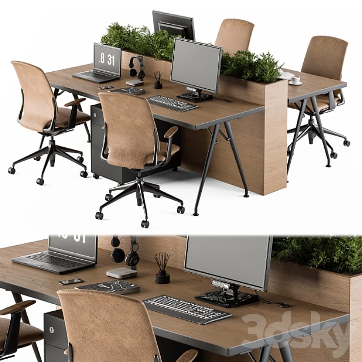 Office Furniture - employee Set 29
