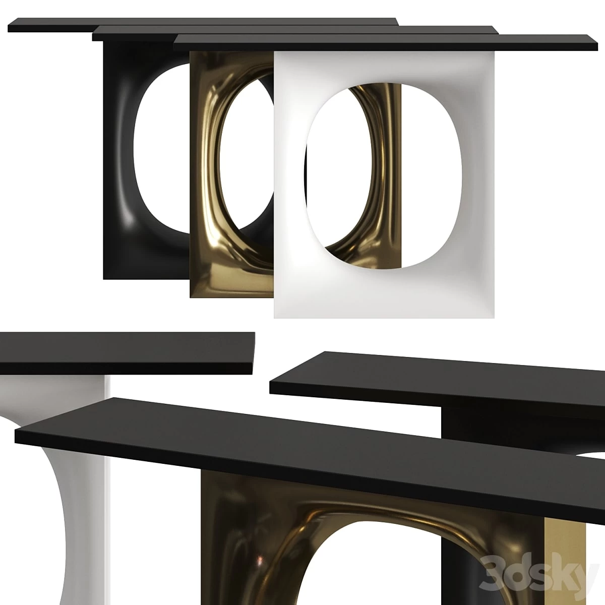 Kristalia Holo Console Tables