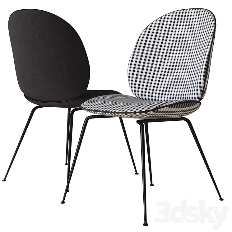 gubi beetle dining chair
