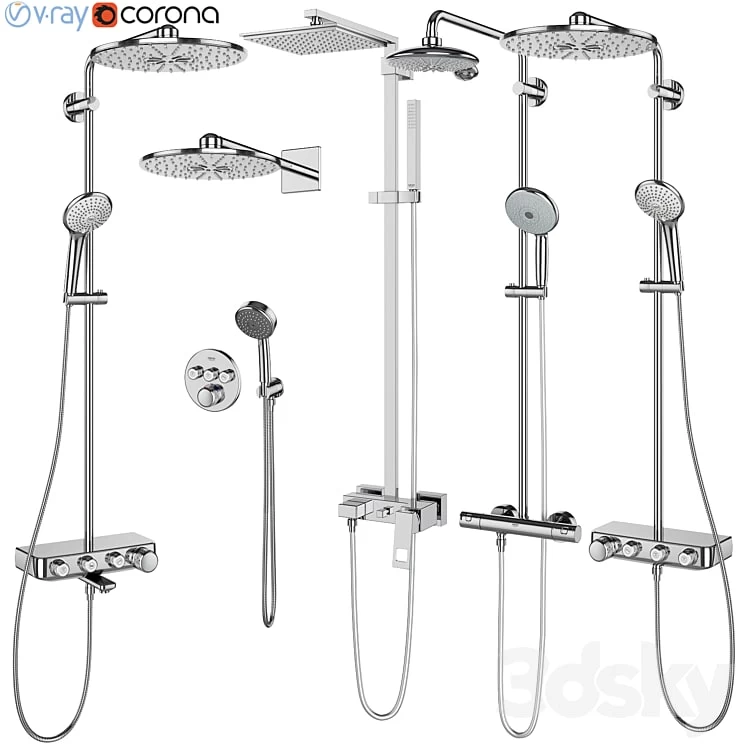 GROHE shower systems set 107