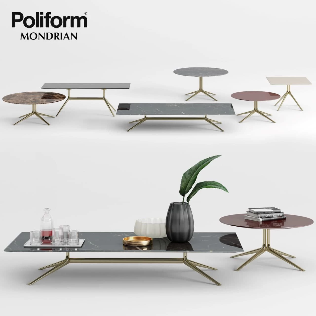 Coffee Table Poliform Mondrian