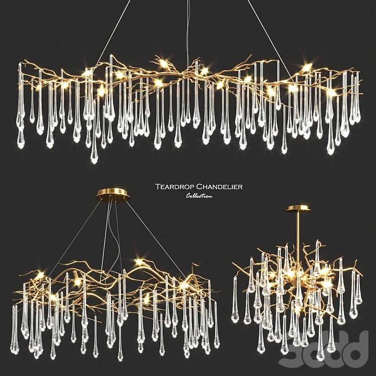 John-Richard Teardrop Chandelier Collection