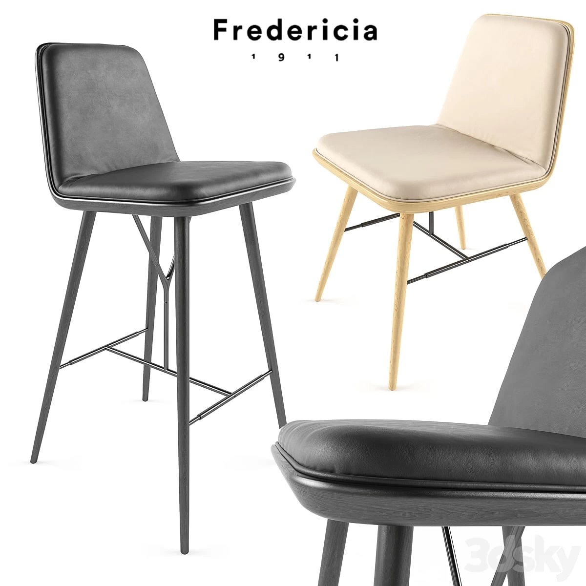 Spine Barstool & chair