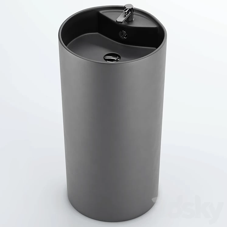 Free-standing sink Gid Nb135bg