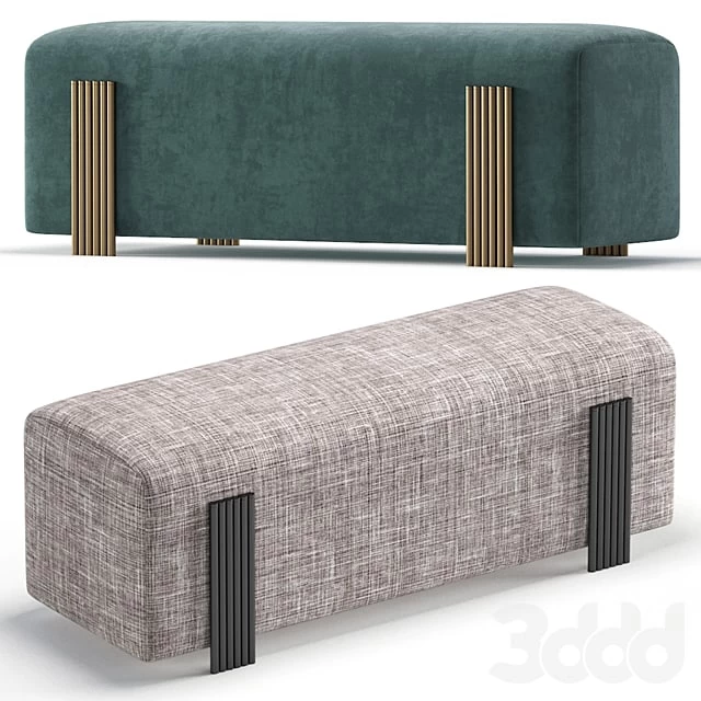 Bench Carrollin by Cazarina Interiors 3 Colors Version/банкетка Кэрроллин