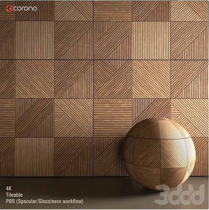 Wooden wall panel