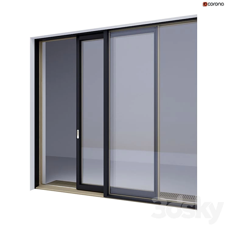 Wood-aluminum sliding stained-glass windows 4
