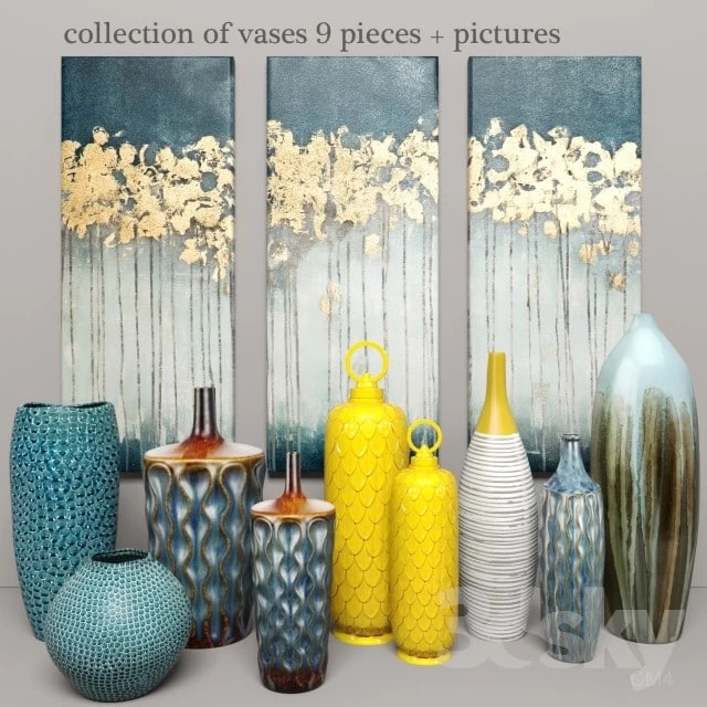 piece vase collection