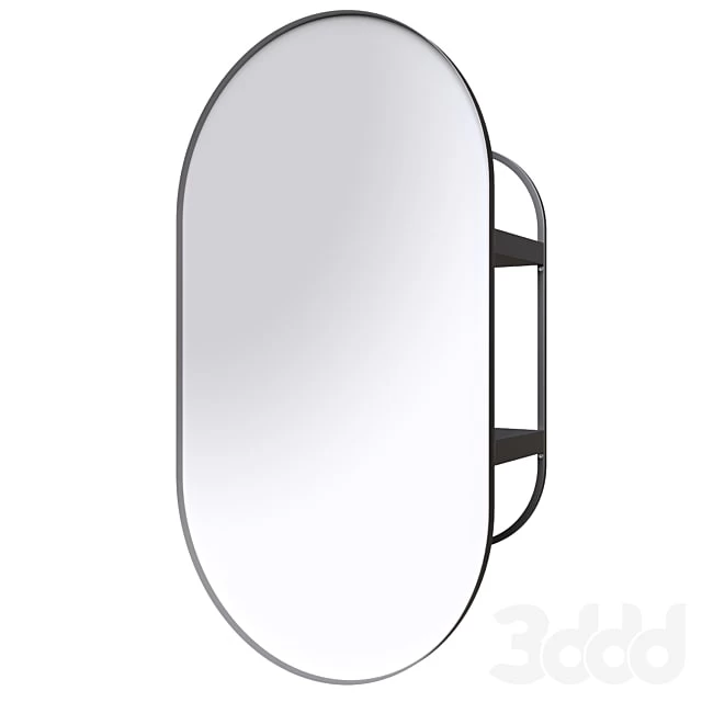 LINDBYN/ЛИНДБЮН Зеркало с отделением д/хранения