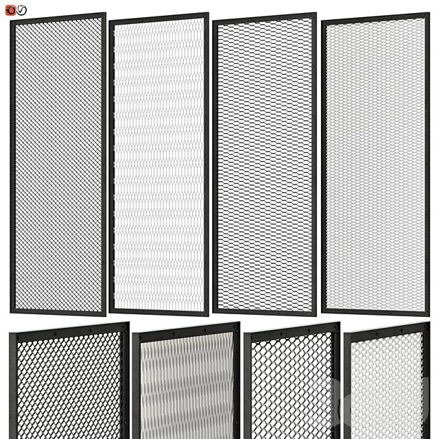 Loft style decorative panel set 03