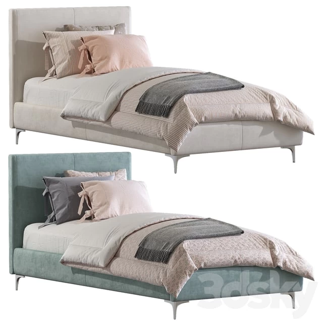 Andes Deco Upholstered Bed 2