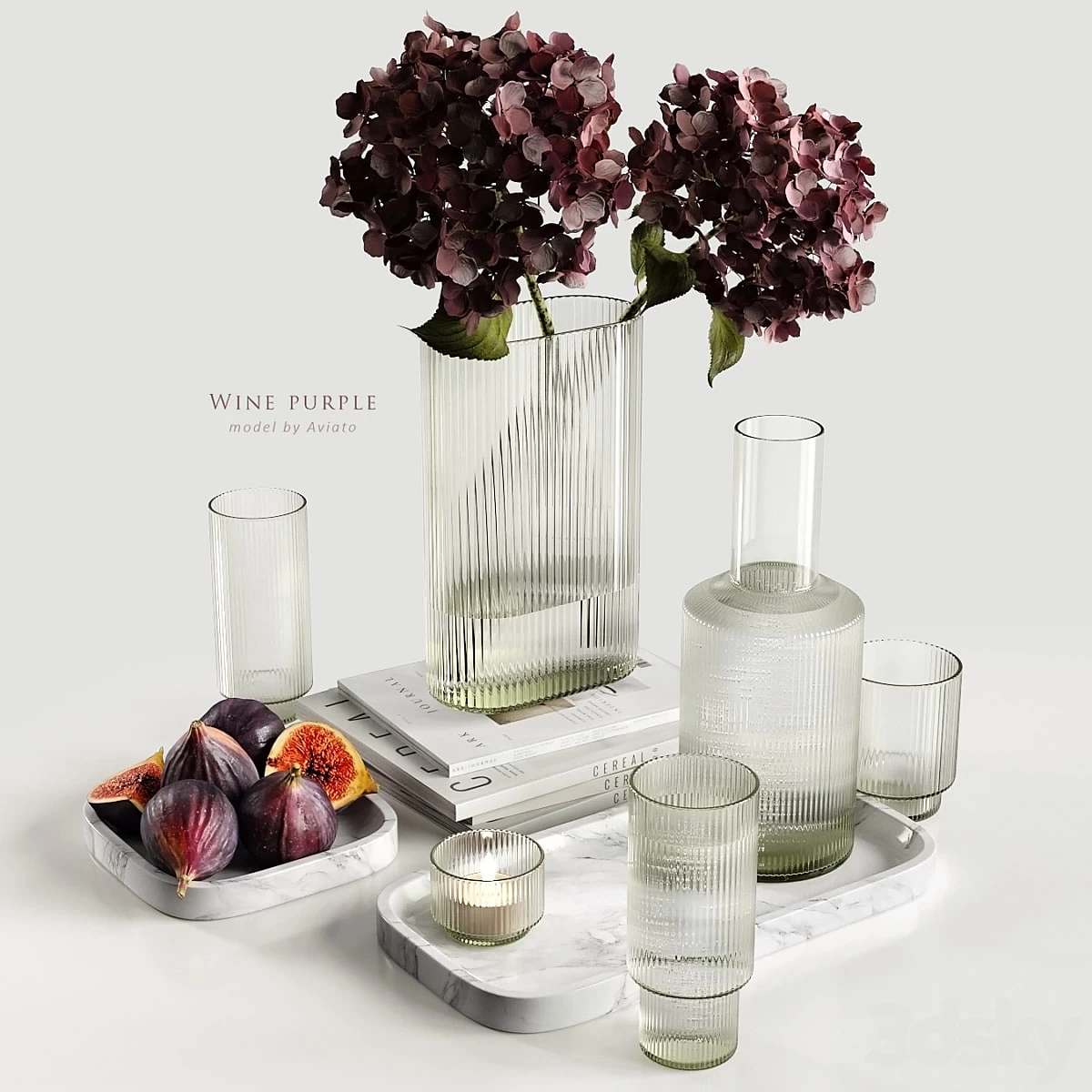 Wine purple