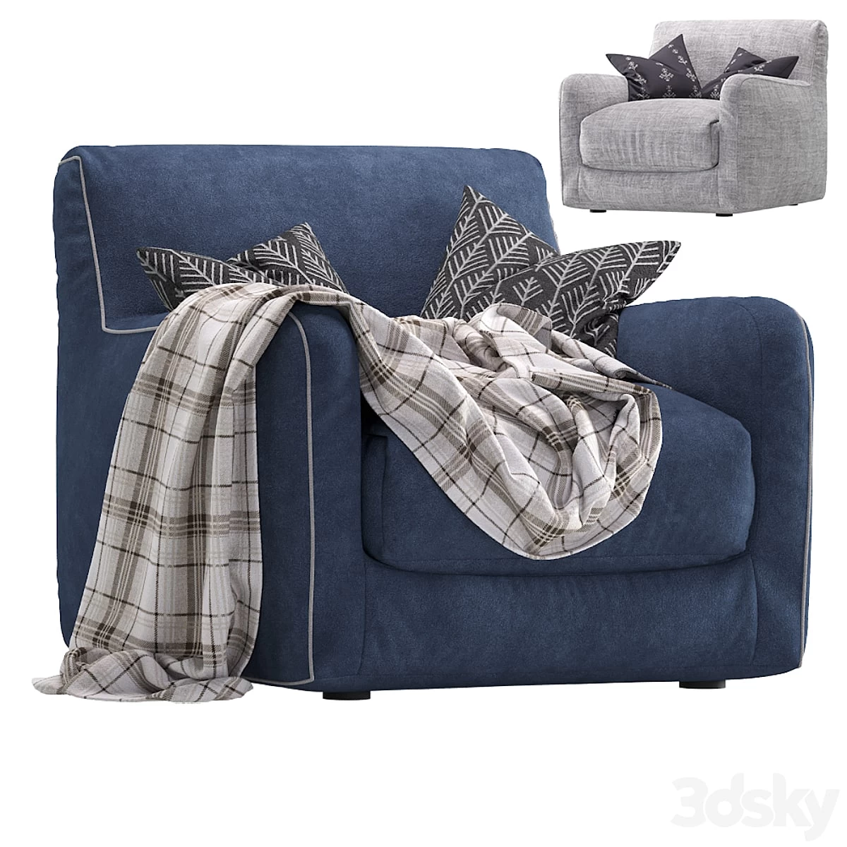 Armchairs BOLD by Paola Navone.