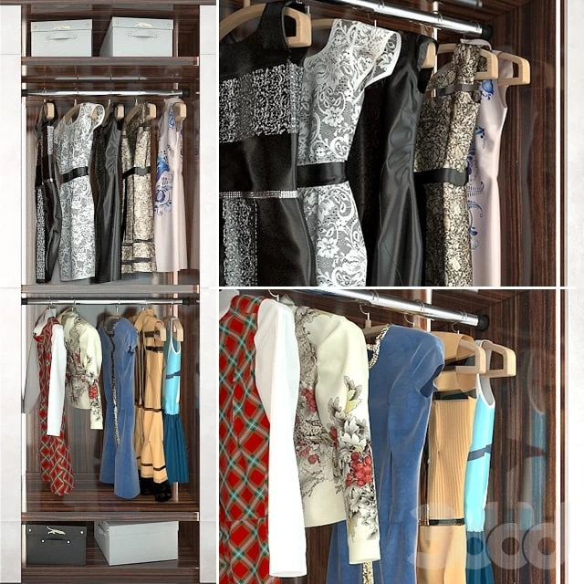 Wardrobe VENERE Capital collection, segment C women's clothing / Decoration / Clothes