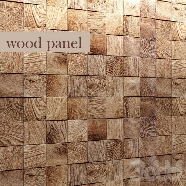 Panel of wood