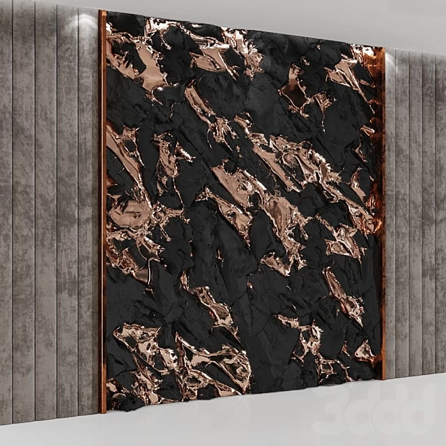 Wall panel Scandy Rock and soft beige panels