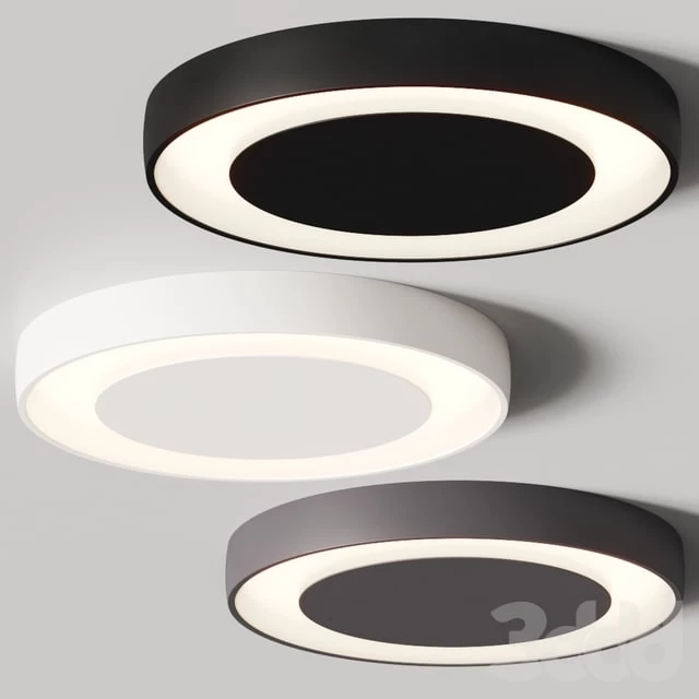 Modular Lighting Instruments Flat Moon Eclips Ceiling Lamps