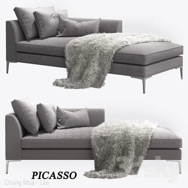 The Sofa and Chair Company PICASSO Chaise Lounge