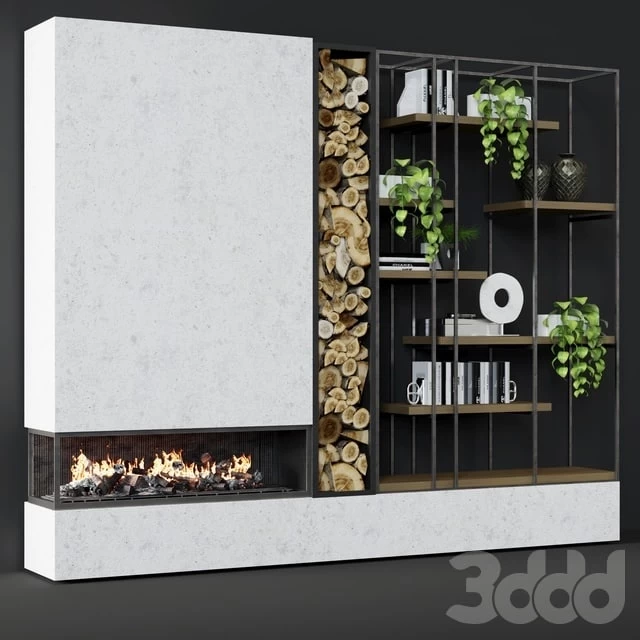 Contemporary fireplace 25