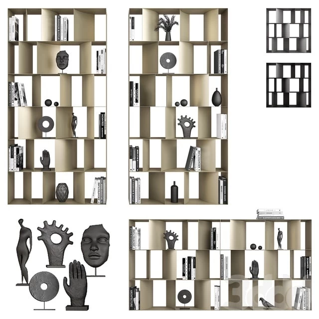 Nautilus Cattelan Italia Bookcases
